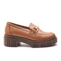 MOCASSIM FEMININO KADER WOMAN CAMEL COM FIVELA