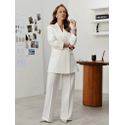 Calça Wide Leg Viviana - Off White