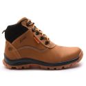 Bota Anti-Torção Segurança EPI CA Gogowear 100% Couro ref Coyote Castor