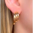 Brinco Liso de 3 Aros
