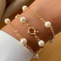 Pulseira de perolas com fecho de boia (CADA)