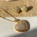 Conjunto de coração em micro zircônia 
