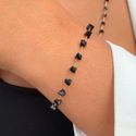 Pulseira com detalhes preto 