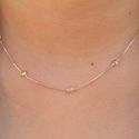 Chocker trabalhada na zircônia colorida 