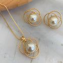 Conjunto de perola 