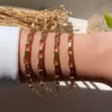 Pulseira de elo quadrado (unitária) 