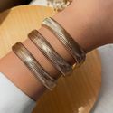 Pulseira de malha grossa (unitaria)
