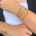 Pulseira de fita nó 