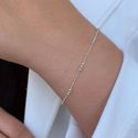 Pulseira bolinhas prata 925