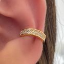 Piercing fake delicado cravejado
