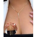Conjunto gravatinha de bolinhas com navetes