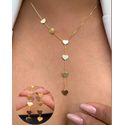 Conjunto gravatinha de coração 