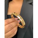 Bracelete com trevo em zircônia