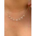 Chocker De Ponto De Luz Delicada