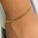 Pulseira masculina corrente grumet dupla