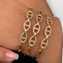 Bracelete trabalhado em micro zircônias