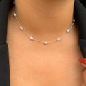 Chocker de pérolas delicado
