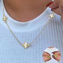 Conjunto delicado de trevo