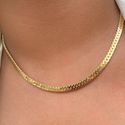 Chocker na corrente trabalhada 45cm