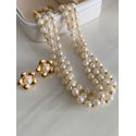 Conjunto chocker de Perolas