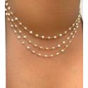 chocker coração na perola (UNITARIO)
