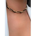 chocker traçado navetes e fita 