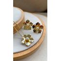 Conjunto de flor lisa com perola 