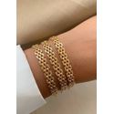 Pulseira corrente Trabalhada (UNITARIO)