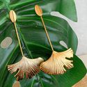 Brinco de folha de Ginkgo