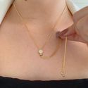 Colar Gravatinha com detalhes cravejado 