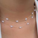 Choker 35cm com perolas (cada)