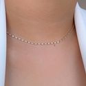 choker com zircônias cristais 