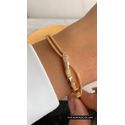Bracelete Serpente Cravejado