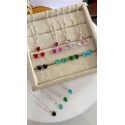 Conjunto de Coração na Prata 925 