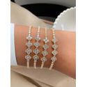 Pulseira riviera com trevo