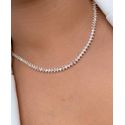 Chocker riviera na zircônia 
