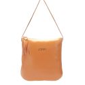 Bolsa Tiracolo Feminina em Couro Cor Laranja J.gean 
