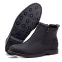 Bota Chelsea Masculina Bico Redondo Preto Confortável