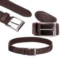 Cinto Masculino Couro e Elástico Marrom CT115