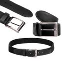 Cinto Masculino Couro e Elástico Preto CT115