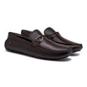 Mocassim Drive Laroche New Bali em Couro - Café