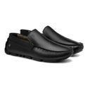 Mocassim Drive Laroche Bali em Couro - Preto E L