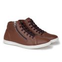 Sapatenis Cano Alto Masculino LRC Cayene - Brown
