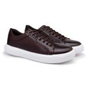 Sapatenis Casual Laroche Cell em Couro - Café