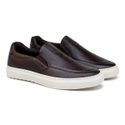Slip On Masculino Laroche Connect em Couro - Café