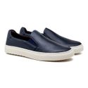 Slip On Masculino Connect em Couro - Marinho E L