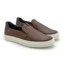 Slip On Iate Masculino Connect em Couro - Brown