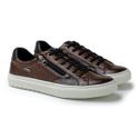 Sapatenis em Couro Casual Masculino Connect - Chocolate