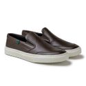 Slip On Yate Masculino Connect em Couro - Café