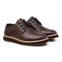 Sapato Casual Everest EVA Em Couro - Café E L